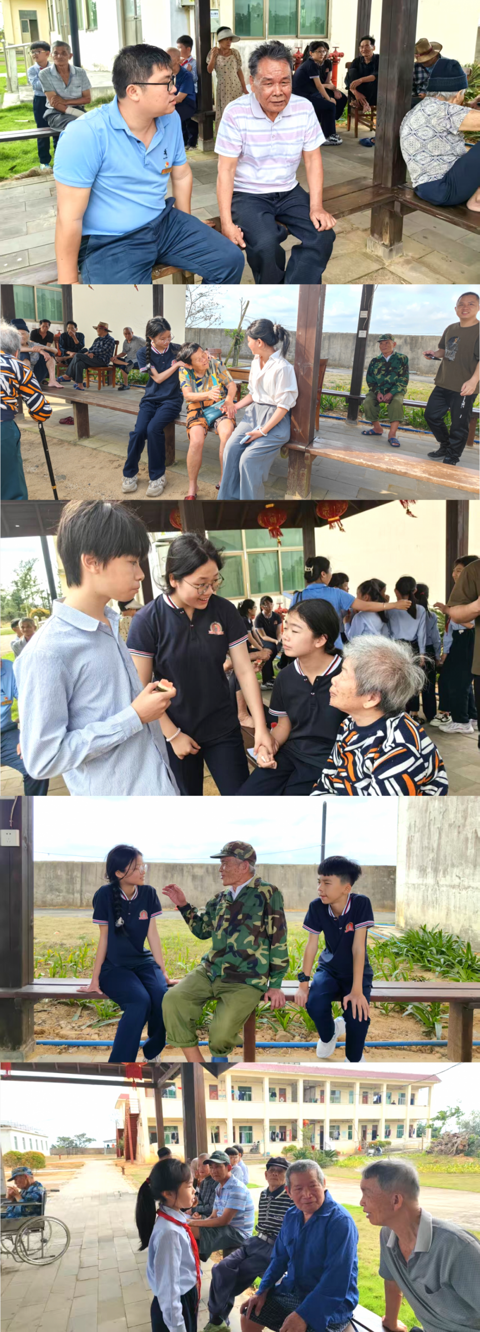 五育并舉|弘揚(yáng)雷鋒精神 傳承敬老美德——記定安縣山高學(xué)?！皩W(xué)雷鋒日”敬老院之行-圖片4