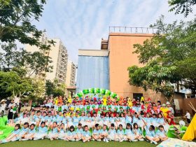 書香潤澤心靈，閱讀成就未來——?？谑徐`山鎮(zhèn)中心幼兒園南田山高分園第四屆書香節(jié)啟動儀式